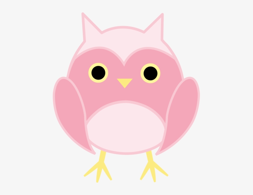 Pink Owl Cartoon - Pink Png Owl, transparent png