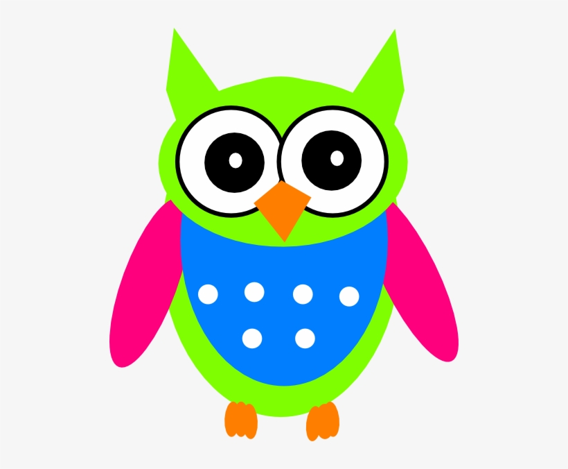 How To Set Use Green Pink Turquoise Owl Icon Png - Pink And Green Owl Clip Art, transparent png