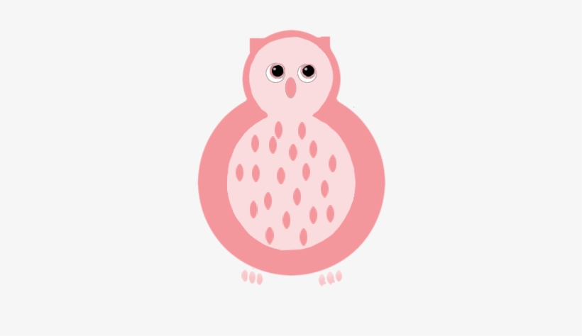 Pink Owl Template - Owl, transparent png