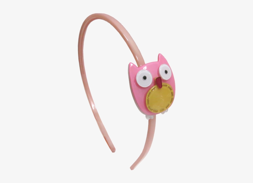 Bo Headband - Pink Owl - Bird, transparent png