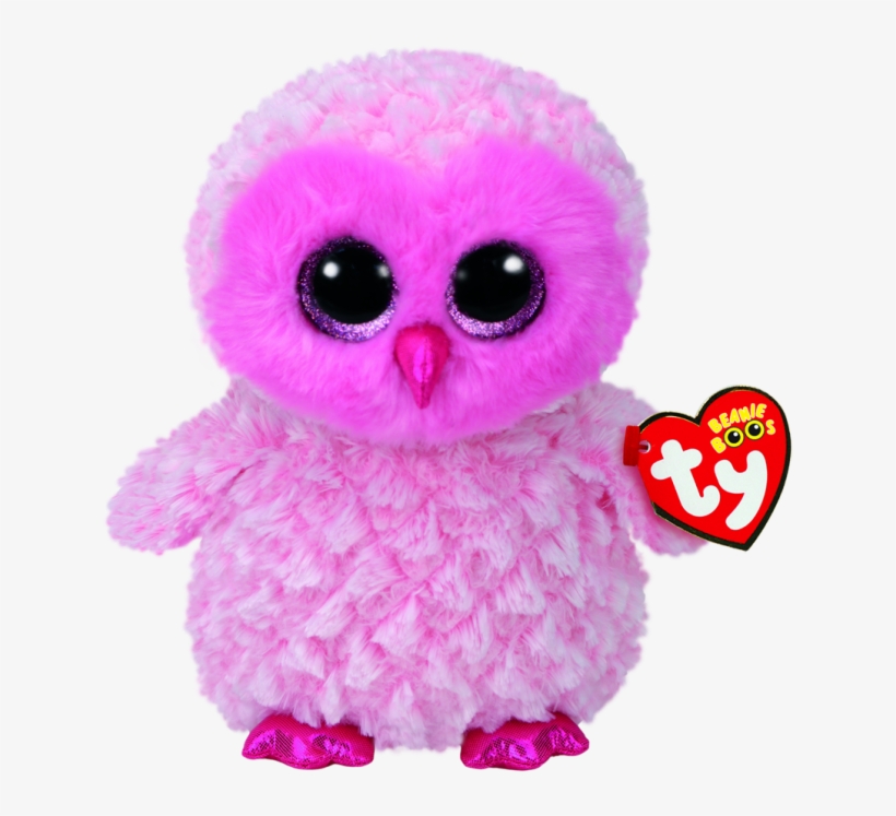 Twiggy The Pink Owl - Twiggy Beanie Boo, transparent png