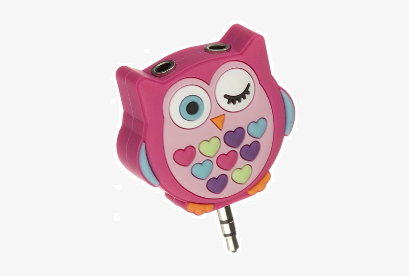 My Doodles Children's Charcter - My Doodles Splitter 3.5 Mm Owl Pink, transparent png