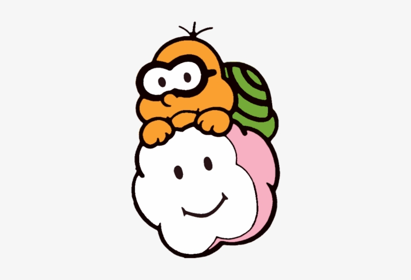 Lakitu Art - Super Mario Bros 3 Lakitu, transparent png
