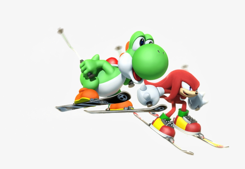 By The Way, The Instruction Manual Referred To Spiny - Mario And Sonic At The Olympic Winter Games Knuckles, transparent png