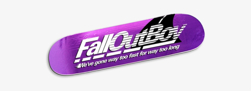 Too Fast Skate Deck - Fall Out Boy Mania Socks, transparent png