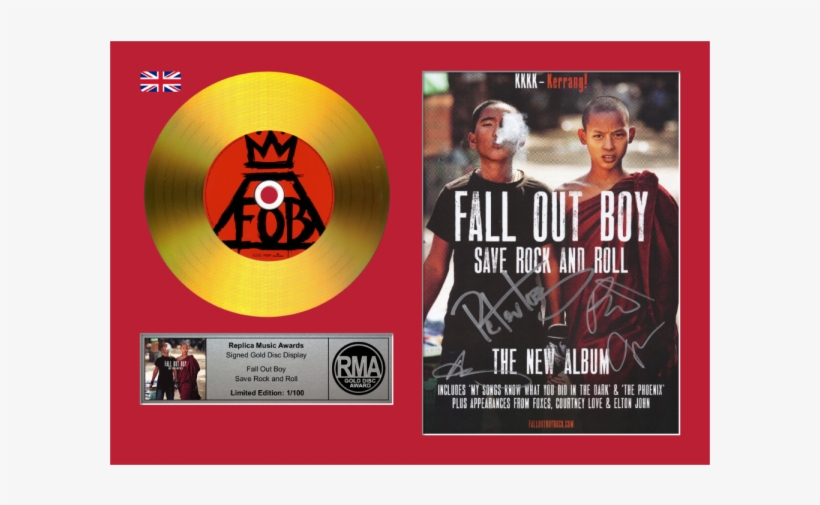 Anderson Merchandisers Fall Out Boy - Save Rock, transparent png