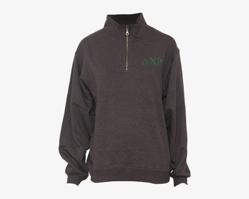 Delta Chi Rho Half Zip Front - Sweater, transparent png