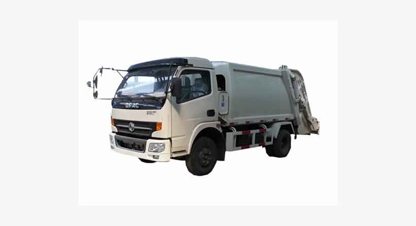 Dongfeng 4-8 M³ Compression Garbage Truck - Truck, transparent png
