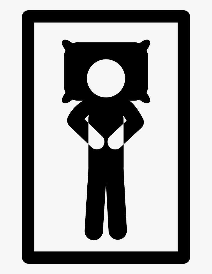 Woman Sleeping Lying On A Bed From Top View Comments - Icono Acostado, transparent png