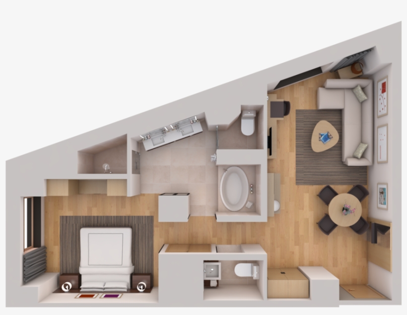 Luxury Suite - Conrad Luxury Corner Suite, transparent png