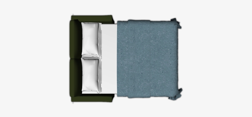 Original Sketchup Model By Moom - Top View Beds Png, transparent png