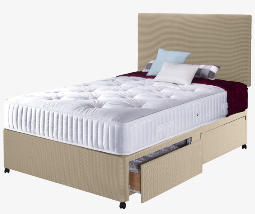 Single Bed Top View Png Clara Faux Suede Divan Set - Vogue Clara Faux Suede Divan Set - Stone Single, transparent png