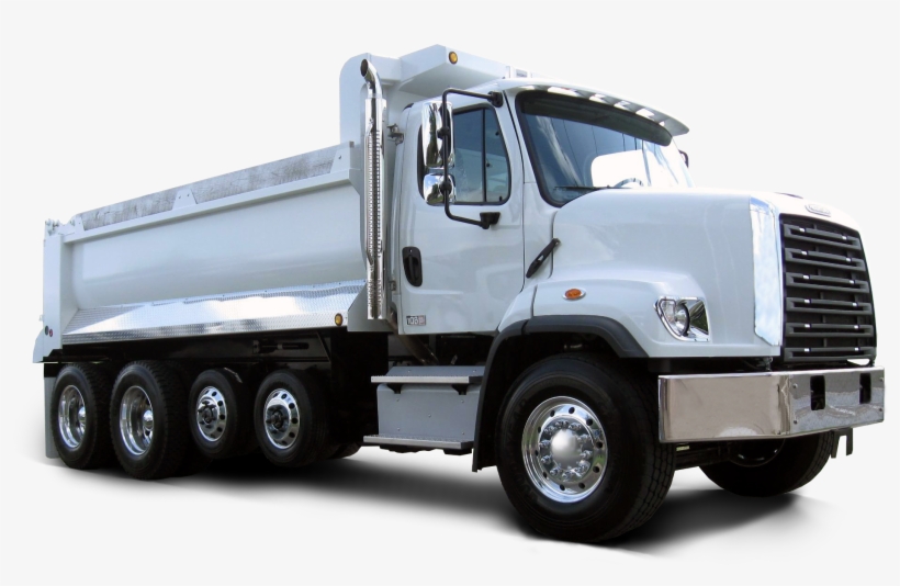 Quad Axle Dump Truck Png, transparent png