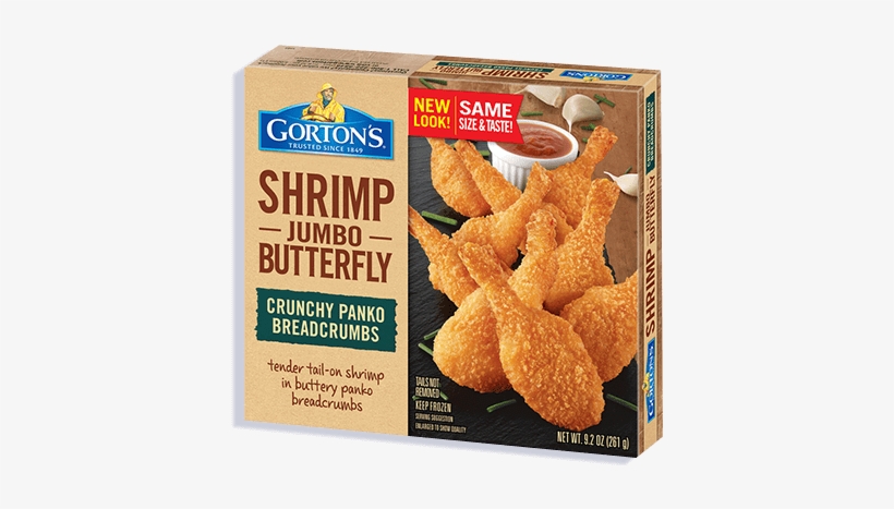 Premium Jumbobutterflyshrimp 139304 - Gorton's Frozen Butterfly Shrimp, transparent png