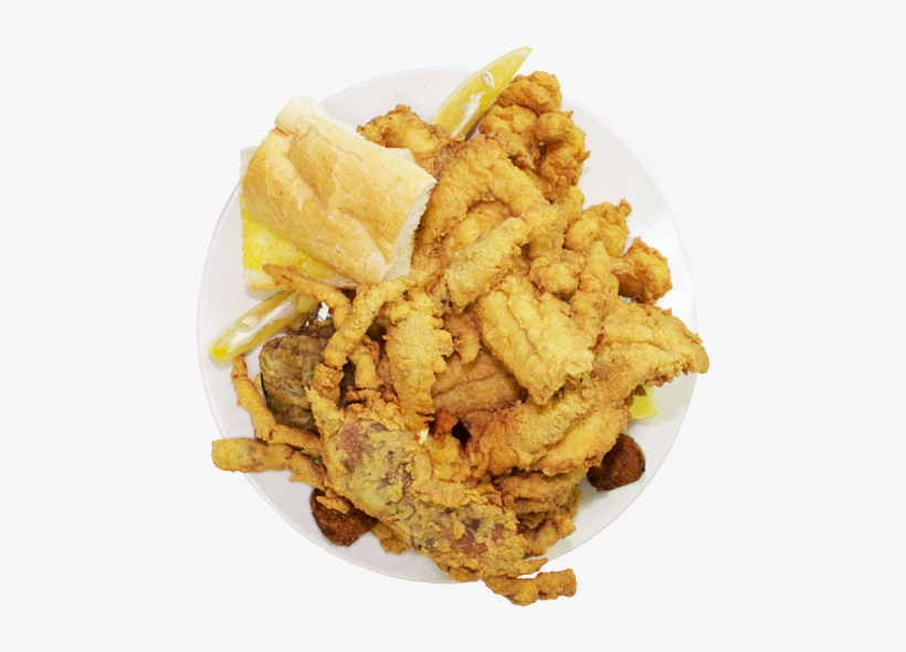 Fried Seafood Platters - Seafood, transparent png