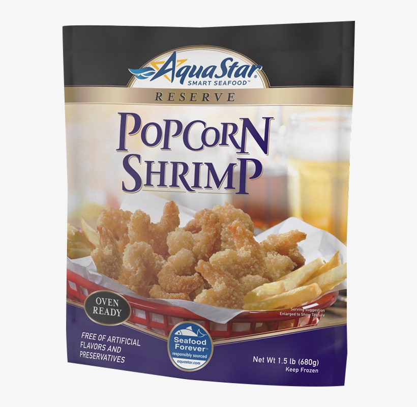 The Guaranteed Most Enjoyable Way To Eat Seafood - Aquastar Aqua Star Large Popcorn Value Pack Shrimp, transparent png