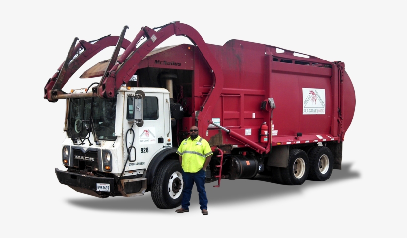 Commercialwaste Pickup - Red Garbage Truck Png, transparent png