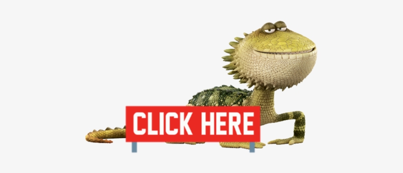 Click Dragon - Secret Life Of Pets Bearded Dragon, transparent png