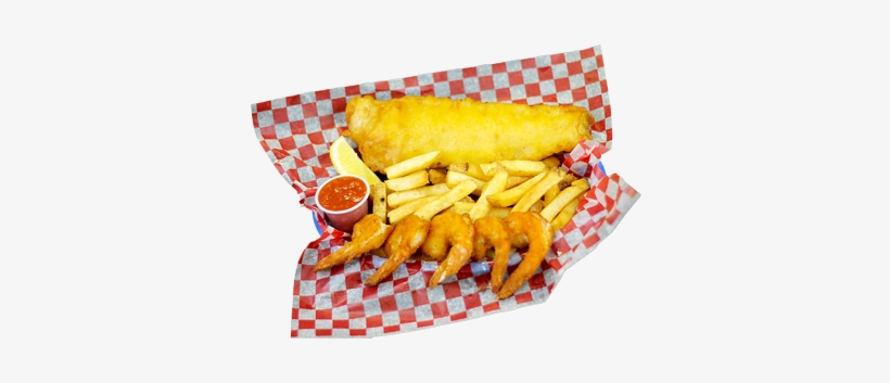 Pollock, Shrimp & Chip Basket - Throw Pillow, transparent png