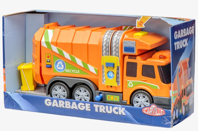 Carville Garbage Truck, , Large - Carville Skraldebil, transparent png