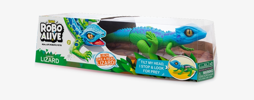 Robo Alive Robatic Lizard-green, transparent png