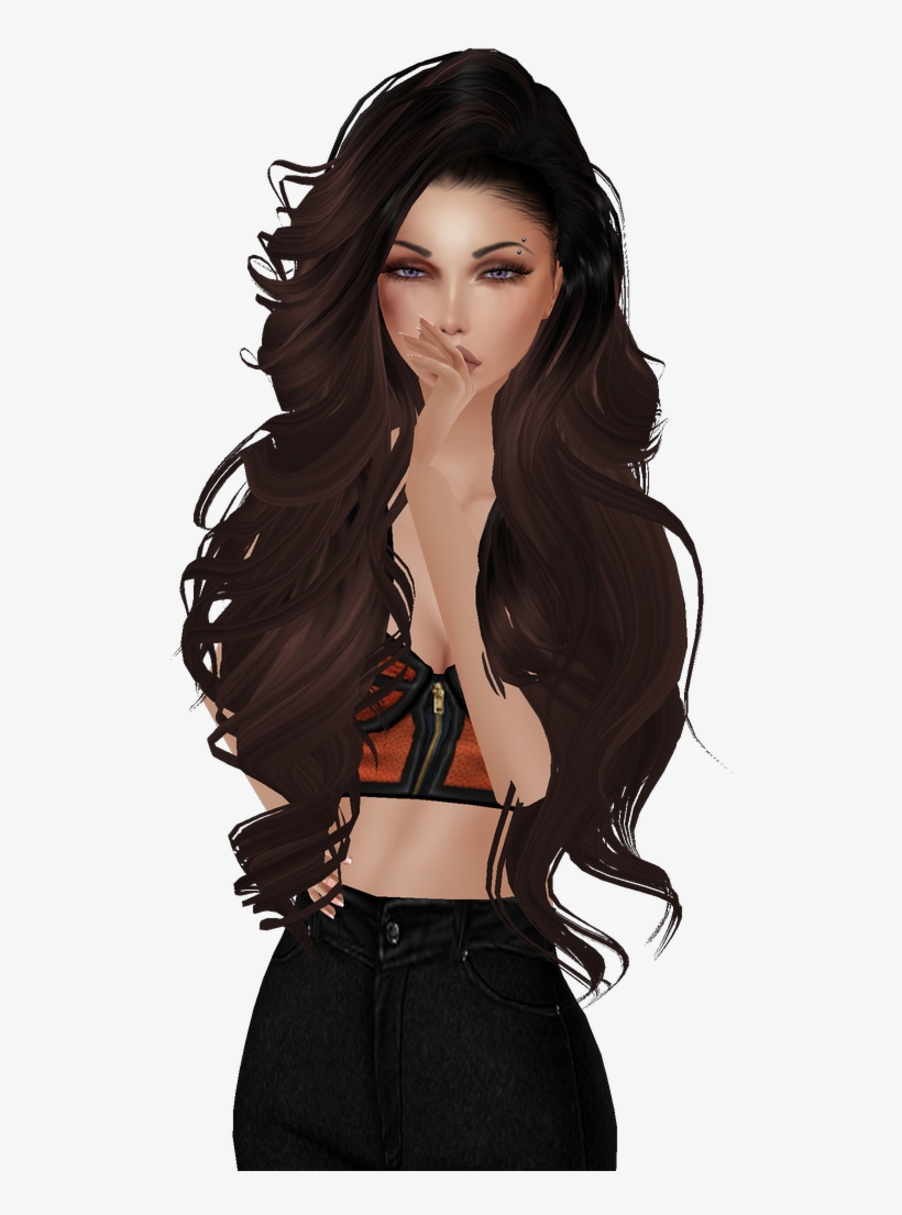 Cr Kineve Imvu Onfleek Ootd Single Lady Smokinhot Imvu - Girl, transparent png