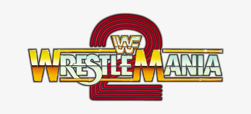 Wwe Clipart Wrestlemania - Wwe Wrestlemania 2 Logo, transparent png