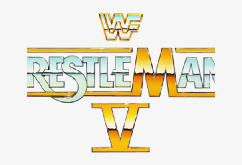 Wwe Wrestlemania 5 Logo, transparent png
