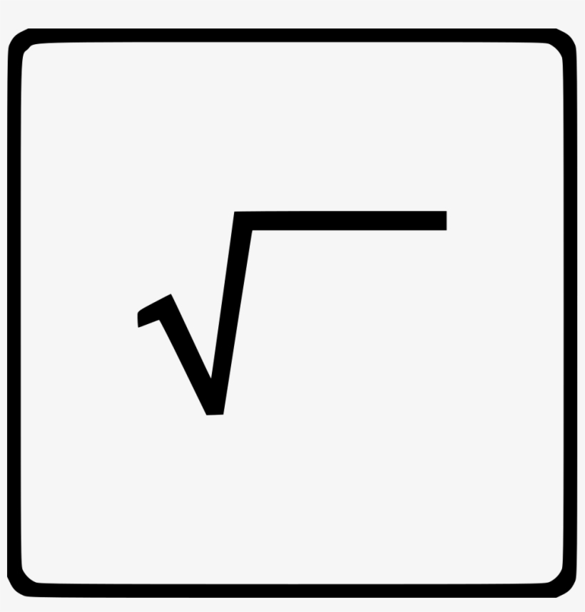 Ematical Fuction Square Root - Square Root Png, transparent png