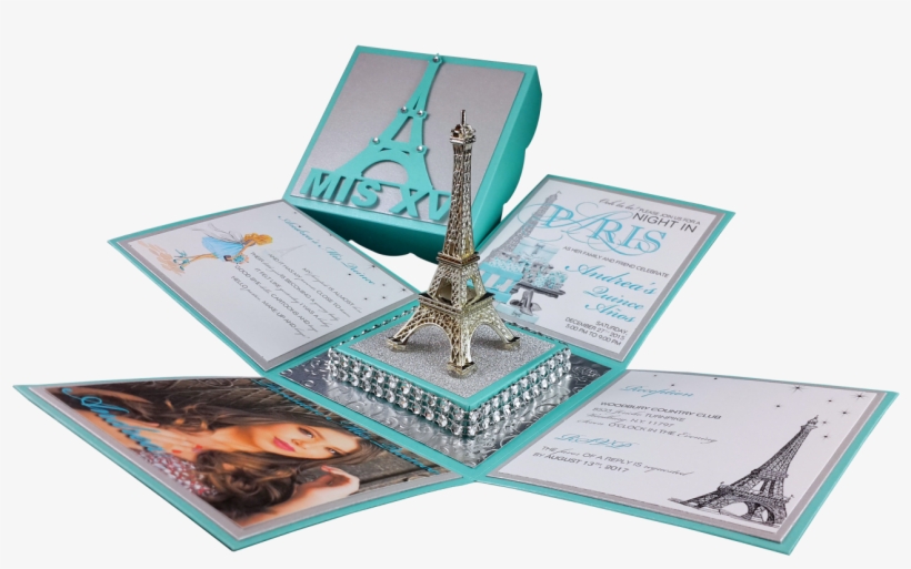 Paris Theme Invitation, transparent png