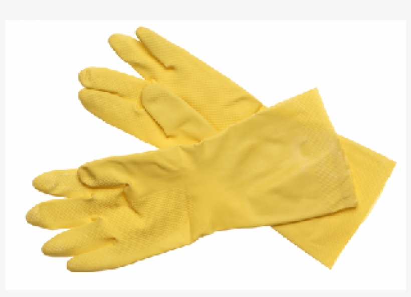 Medium Extra Long Household Rubber Gloves - Uses Of Cotton, transparent png