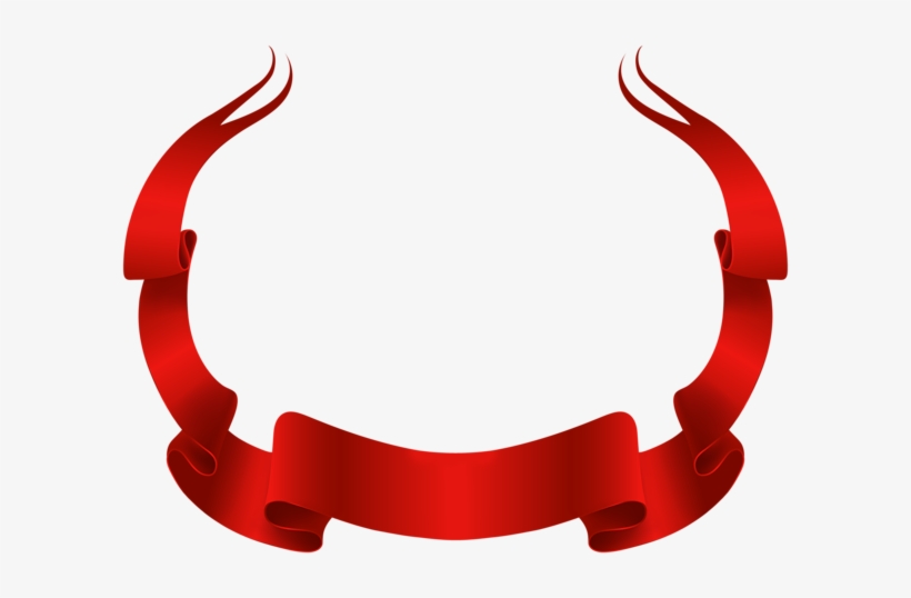 Banner Decorative Red Transparent Image - Clip Art, transparent png