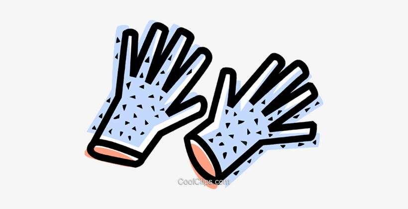 Rubber Gloves Royalty Free Vector Clip Art Illustration - Glove, transparent png