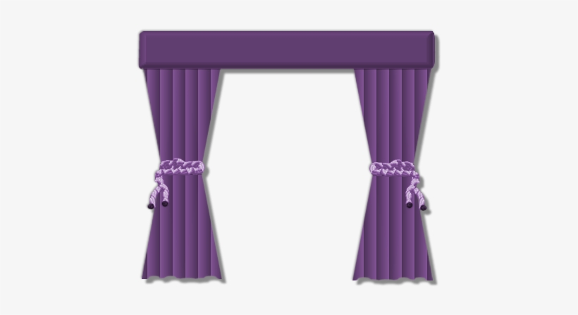 Windows With Curtain Frame Png, transparent png