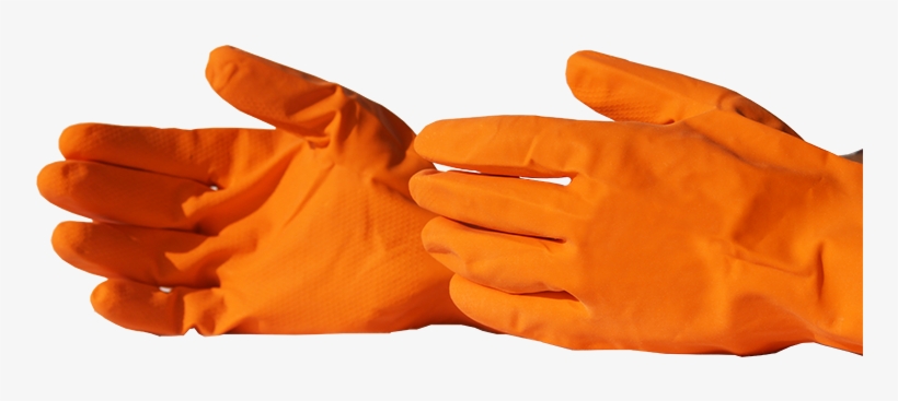 Acid Alkali Gloves - Natural Rubber, transparent png