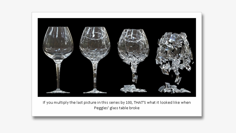 Peggles' Massive Glass Table While We Were Playing - Smashing Glass, transparent png