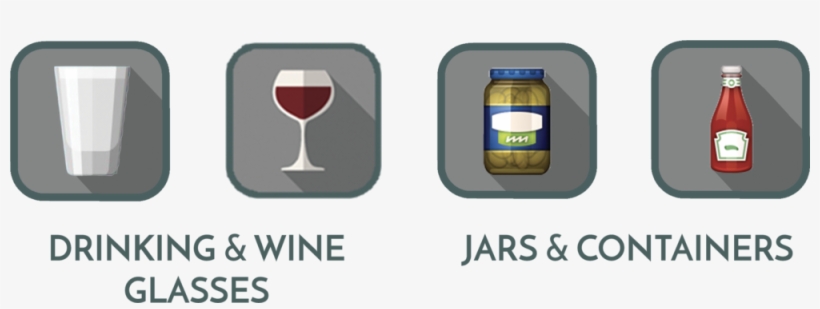 Glass And Jars - Glass, transparent png