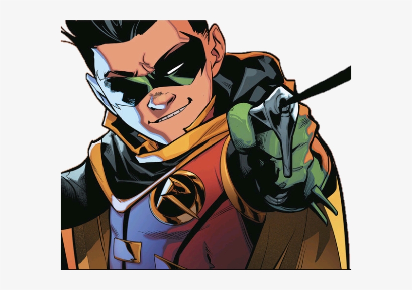 Batman And The Dcu Transparent Damians For Fan Edits - Robin, transparent png