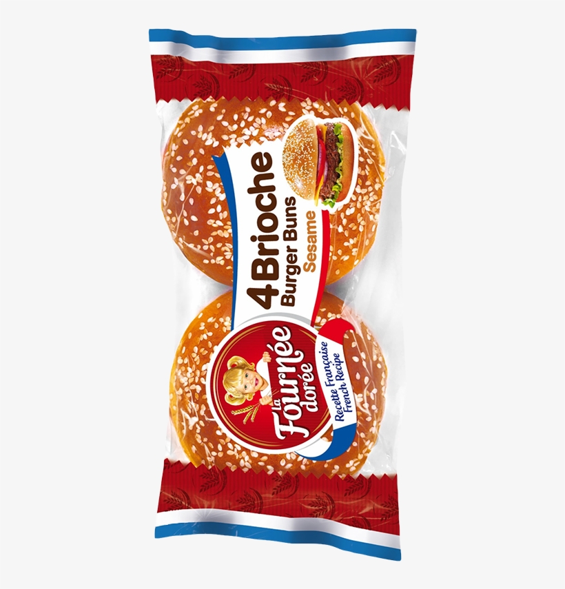 Brioche Burger Buns Sesame - Hamburger, transparent png