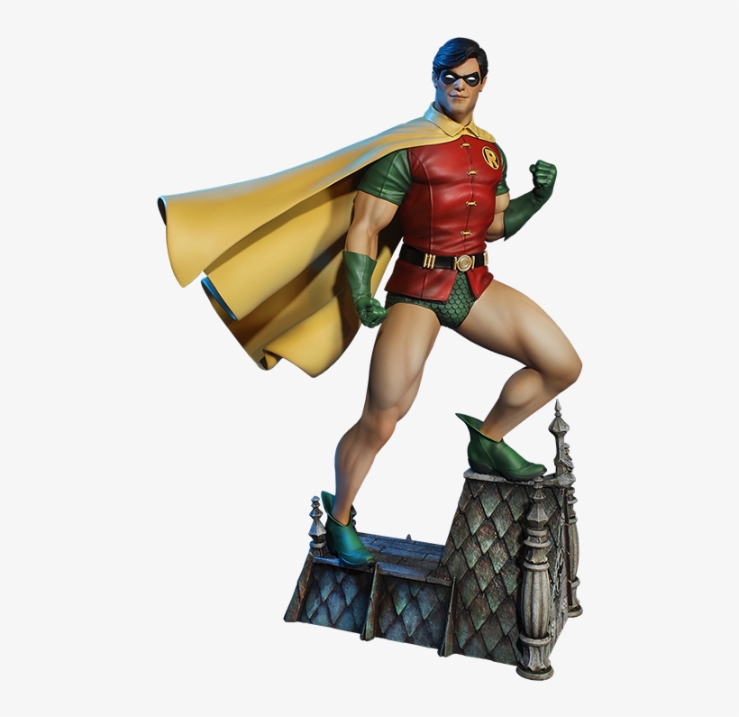Twe Batman Robin Super Powers Collection Inch Maquette - Super Powers Collection, transparent png