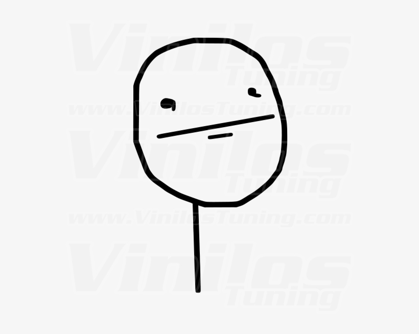 02 Sep 2015 - Poker Face Meme, transparent png