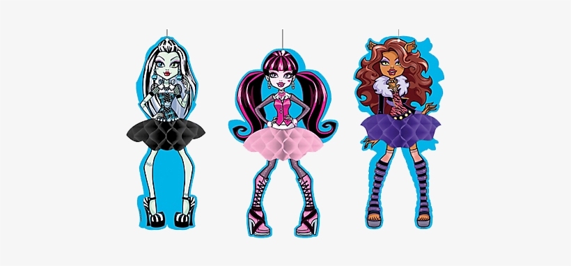 Monster High Honeycomb Decorations - Monster High Decorations, transparent png