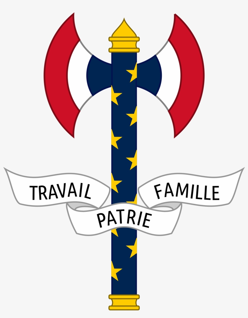 The Personal Emblem Of Philippe Pétain Was A Stylised - Vichy France Flag, transparent png