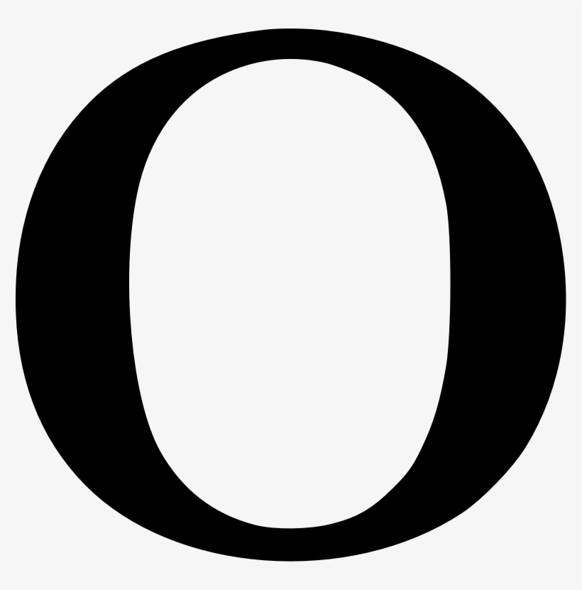 Cyrillic Letter O Png Images - Letter O, transparent png