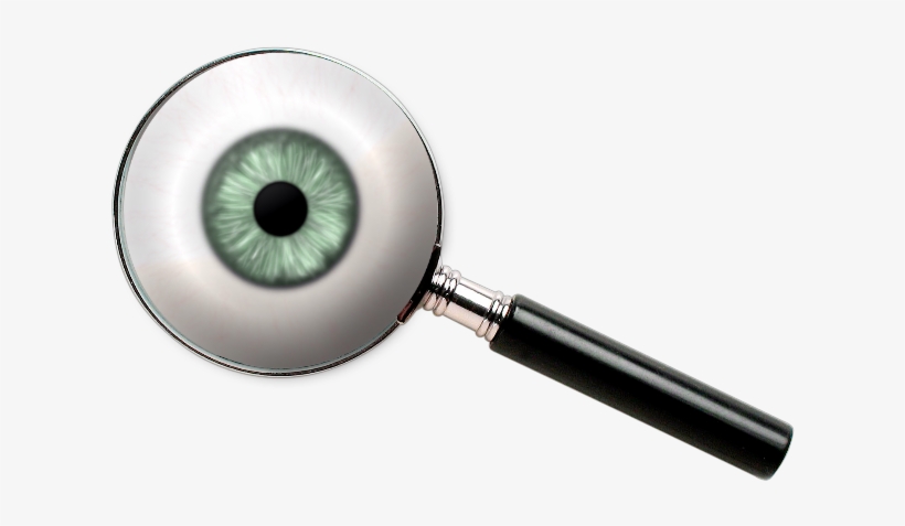 Freetoedit Eye Magnifyingglass Scary Green - Webcam, transparent png