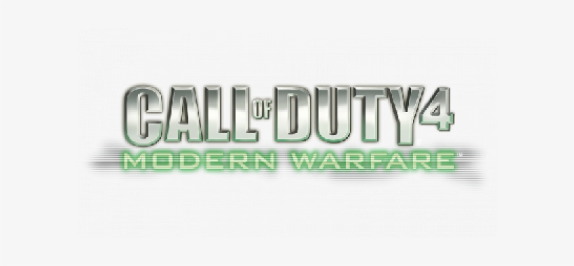 Clearlogo Clearlogo Ribbon - Call Of Duty 4 Png, transparent png