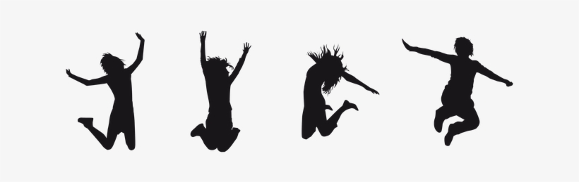 Done - Jump For Joy Silhouette, transparent png
