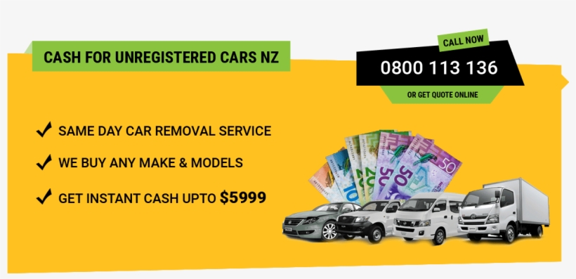 Broken Car Removals - Web Banner, transparent png