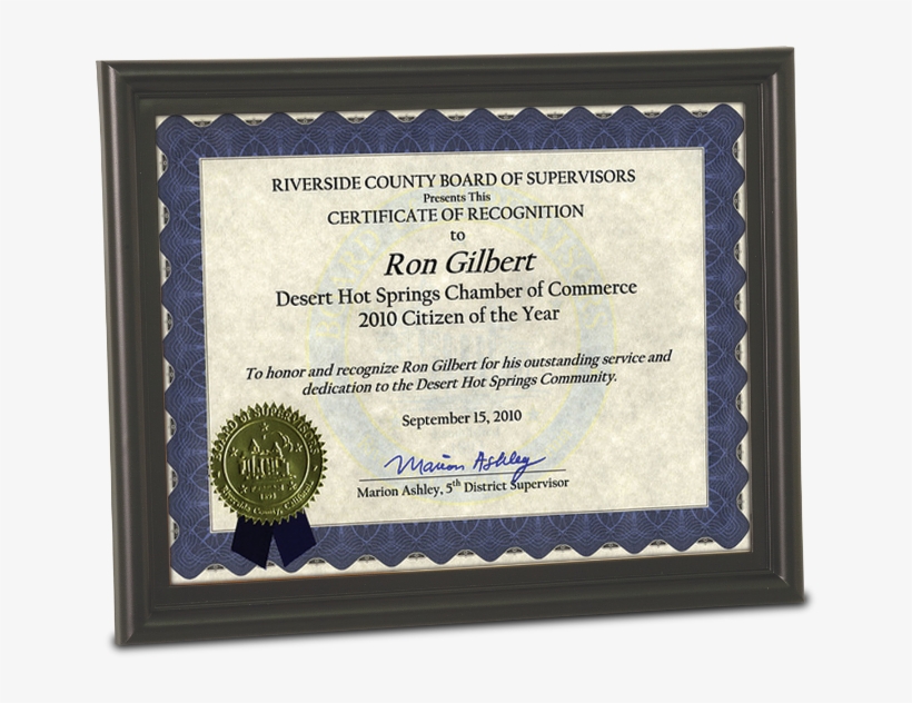 Bull Nose Edge Certificate Frame - Certificate Holder / Frame - Cherry Finish, transparent png