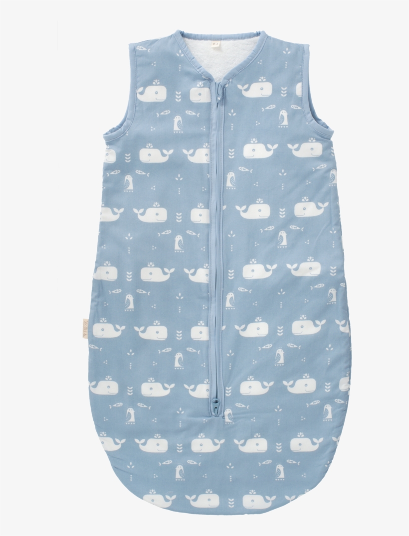 Slaapzak Gevoerd Whale Blue Fog - Fresk Gigoteuse Whale Blue, transparent png